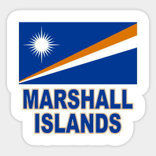 The Pride of the Marshall Islands - National Flag Design Sticker